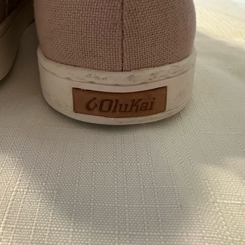 OluKai Pulaski Pink High Tops Size 9 - Picture 5 of 10